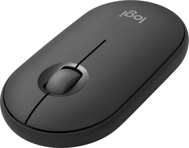 Мышь Logitech Pebble M350S графитовый (910-007015)