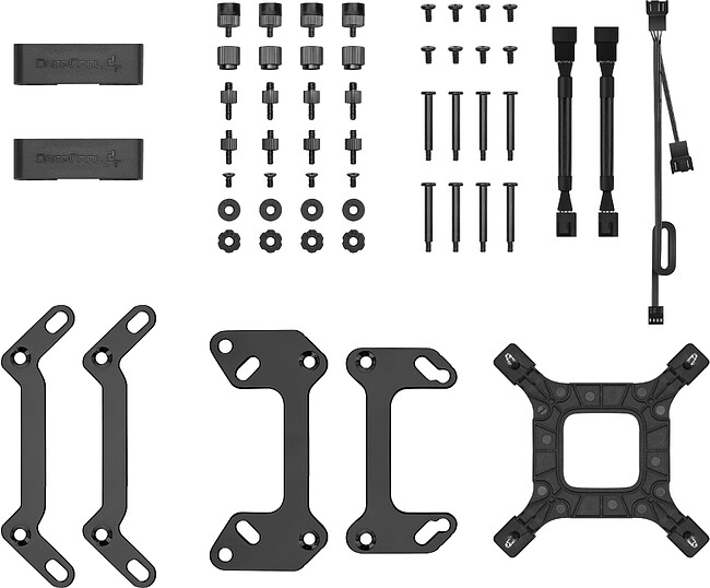 Кулер для процессора DeepCool LT520 WH белый (R-LT520-WHAMNF-G-1)
