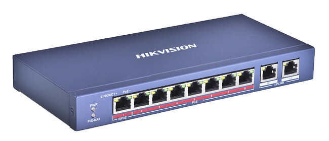 Коммутатор Hikvision DS-3E0310HP-E