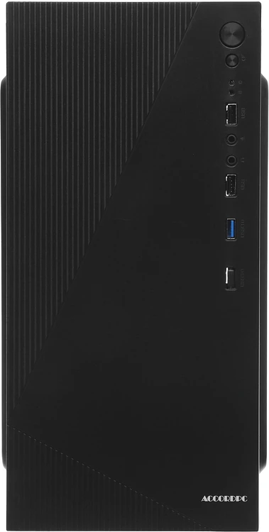 Корпус Accord ACC-XA09 без БП черный
