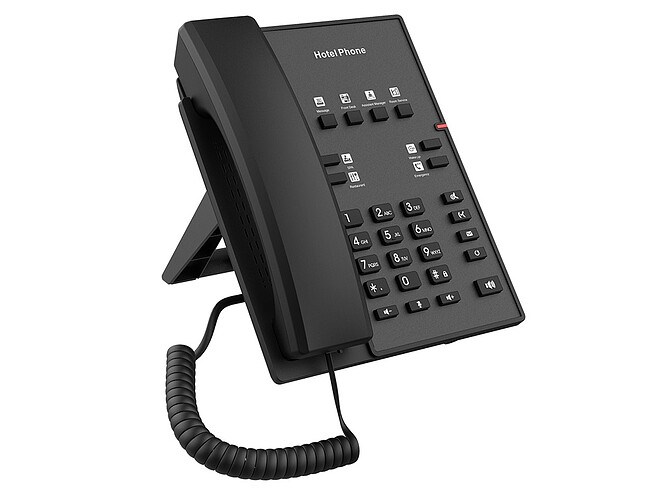 IP-телефон Fanvil H1 черный (H1 HOTEL PHONE)