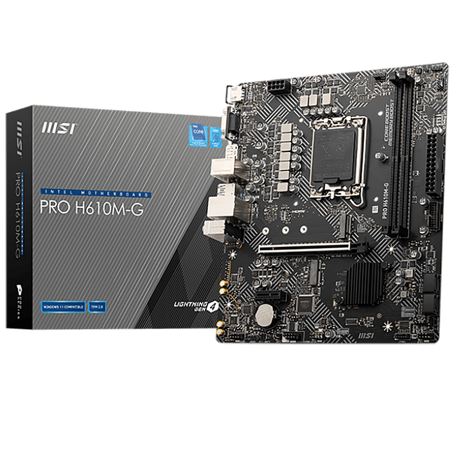Материнская плата MSI Pro H610M-G DDR5 Bulk