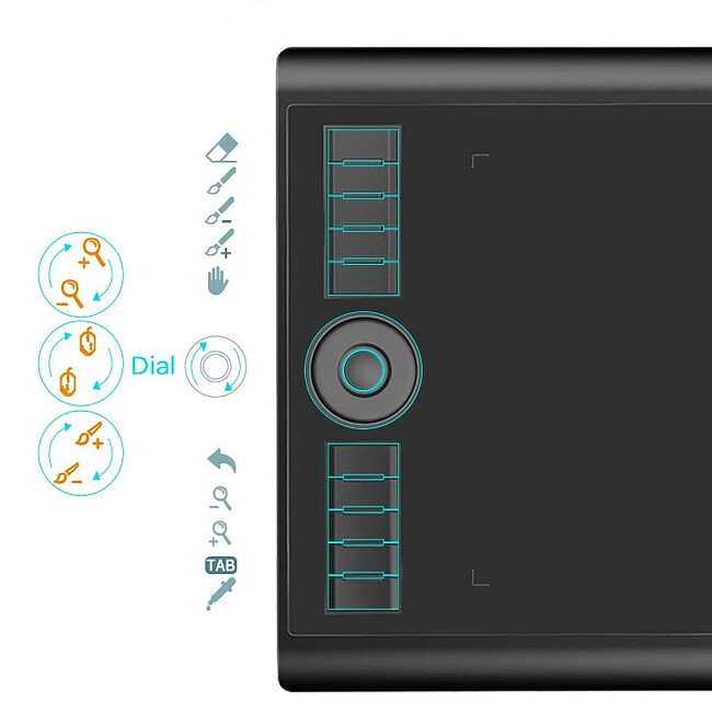 Графический планшет Gaomon M10K Pro