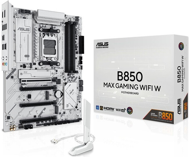 Материнская плата Asus B850 Max Gaming WiFi W (90MB1M10-M0EAY0)