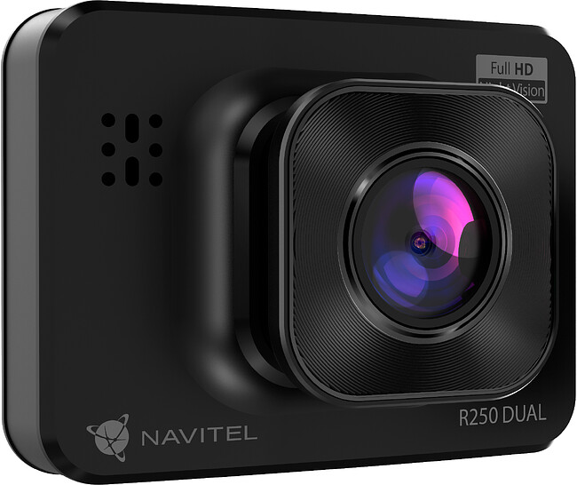 Автомобильный видеорегистратор Navitel R250 Dual DVR черный