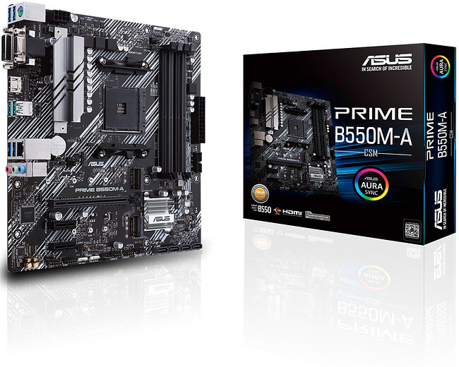 Материнская плата ASUS Prime B550M-A/CSM (90MB14I0-M0EAYC)
