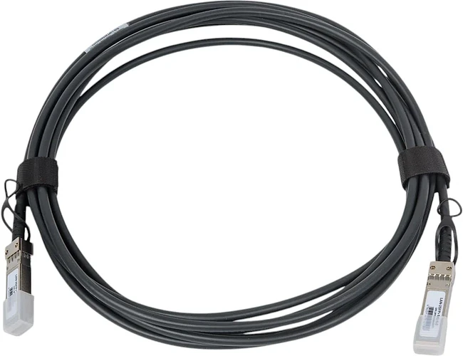 Кабель прямого подключения Lanmaster LAN-2SFP+10G-5.0 черный