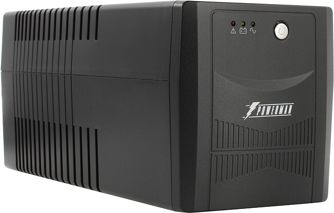 Источник бесперебойного питания PowerMan UPS BackPro 1050/UPS+AVR (6152120)