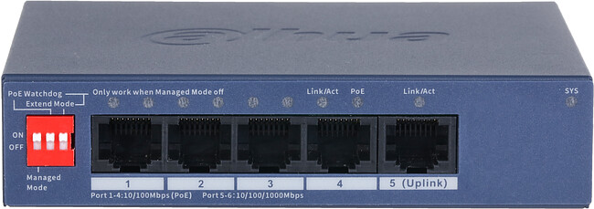 Коммутатор Dahua DH-CS4005-4ET1GT-36