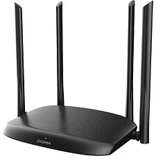 Роутер беспроводной Digma DWR-AC1202 черный