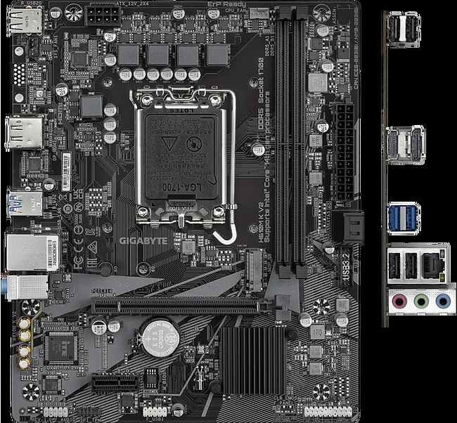 Материнская плата Gigabyte H610M K V2 rev. 1.0