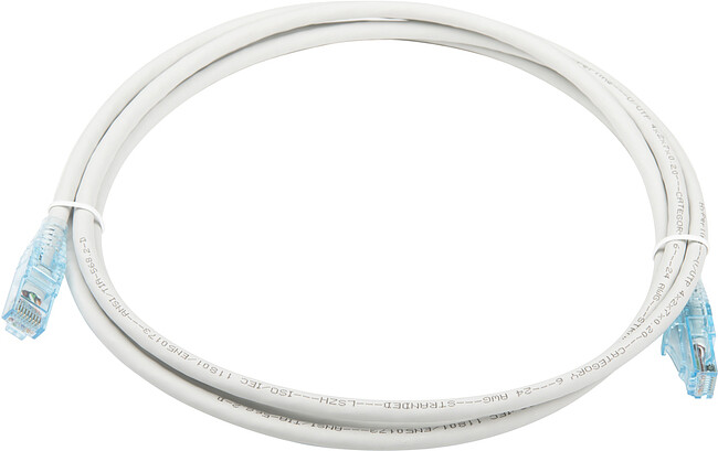 Патч-корд Hyperline PC-LPM-UTP-RJ45-RJ45-C6-2M-LSZH-GY Патч-корд Hyperline PC-LPM-UTP-RJ45-RJ45-C6-2M-LSZH-GY