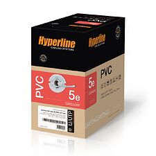 Кабель витая пара Hyperline UUTP4-C5E-S24-IN-LSZH-BK-305 черный