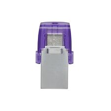 USB Flash-накопитель Kingston DataTraveler microDuo 3C 256Gb фиолетовый (DTDUO3CG3/256GB)