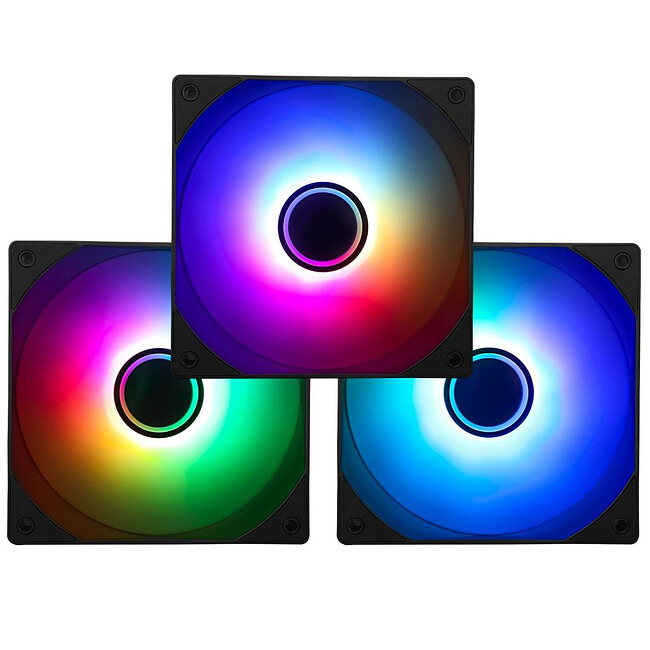 Комплект вентиляторов для процессора Thermalright TL-C12B-S V3 X3 ARGB