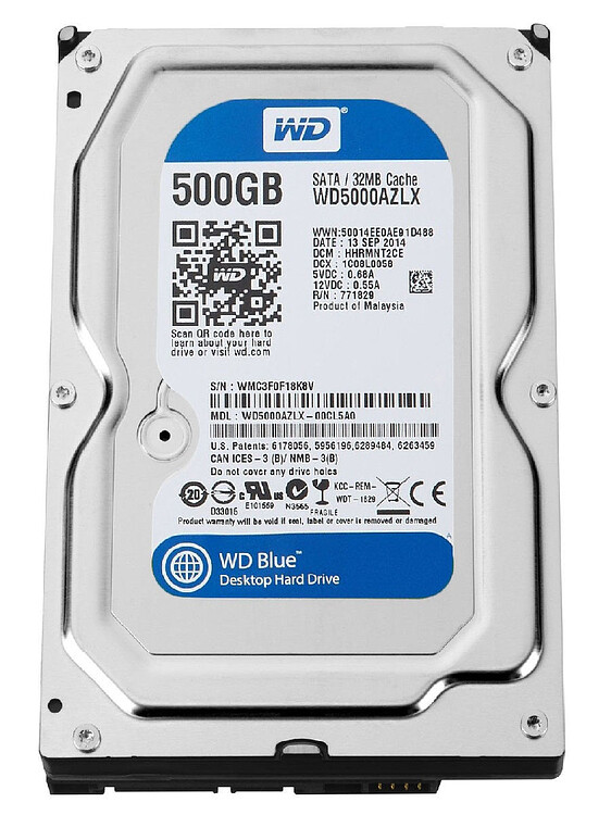 Жесткий диск WD 500GB WD5000AZLX