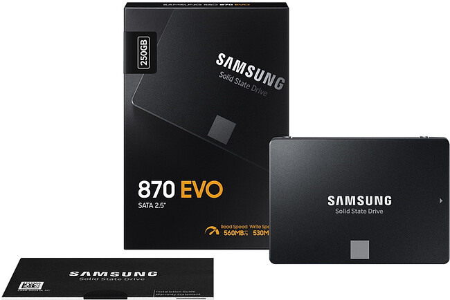 SSD диск Samsung 870 Evo 250GB (MZ-77E250BW)