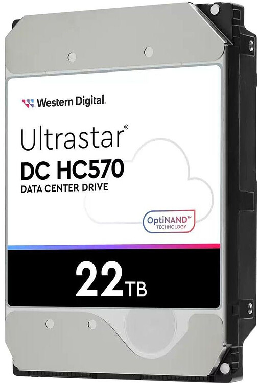 Жесткий диск WD Ultrastar DC HC570 22TB Bulk (WUH722222ALE6L4)