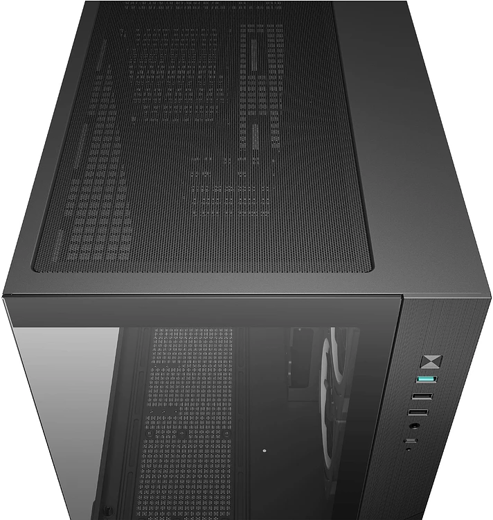 Корпус DeepCool CG330 3F mATX без БП черный (R-CG330-BKNGM3-G)