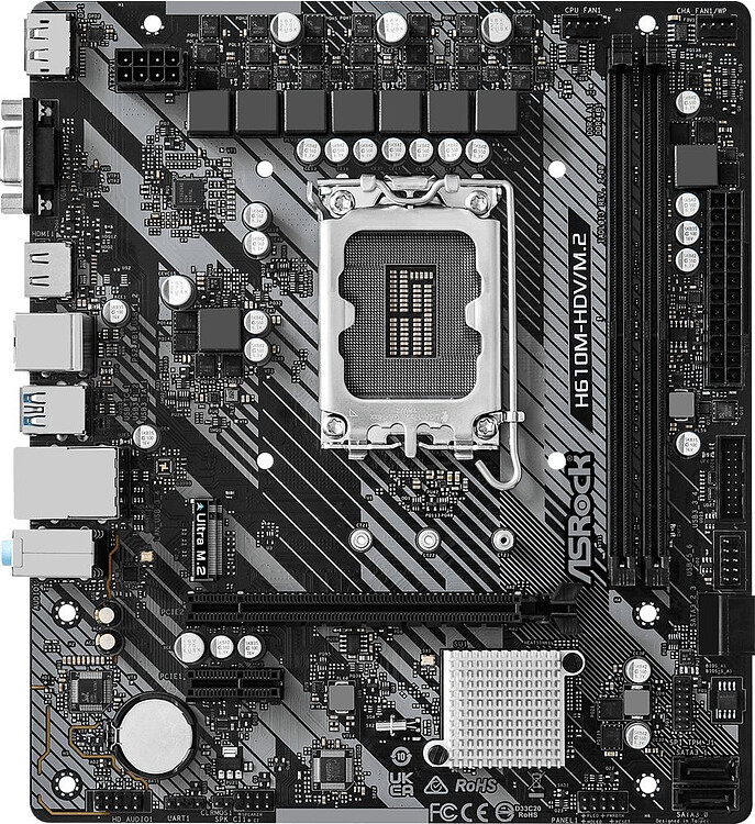 Материнская плата Asrock H610M-HDV/M.2 R2.0 DDR4