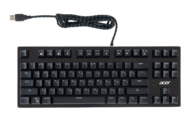 Клавиатура Acer OKW126 черный (ZL.KBDEE.00G)