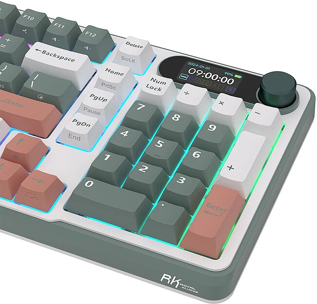 Клавиатура Royal Kludge RKS98 Clay Green