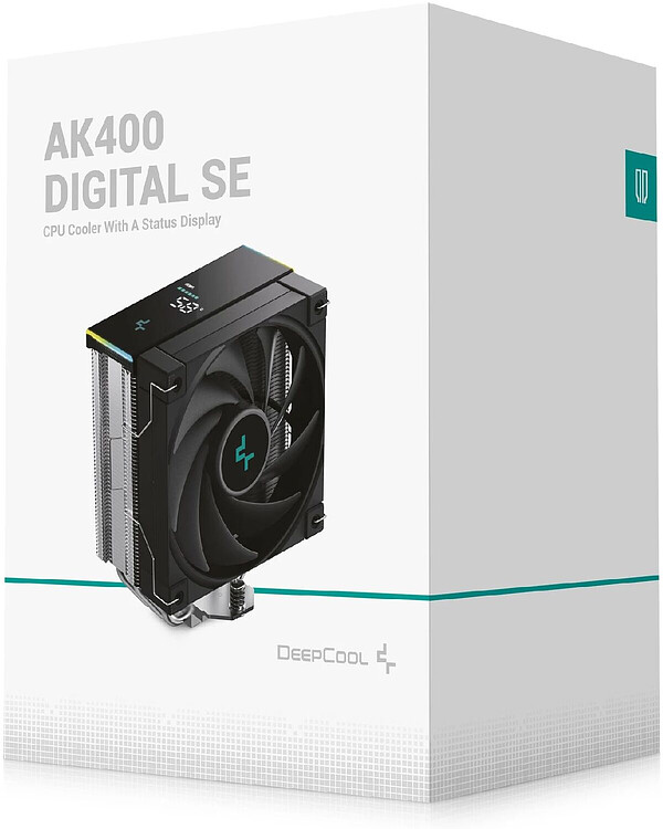 Кулер для процессора DeepCool AK400 Digital SE черный (R-AK400-BKADMN-GJD)