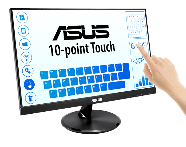 Монитор Asus VT229H черный (90LM0490-B01170)