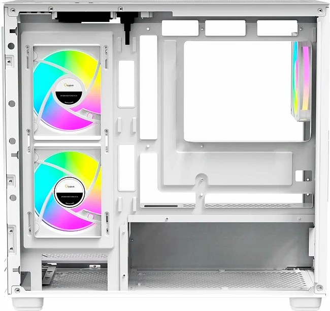 Корпус Ocypus Gamma C52 WH ARGB mATX без БП (Gamma-C52-WHD300XX-GL)