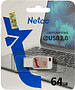 USB Flash-накопитель Netac UA31 64Gb розовый (NT03UA31N-064G-20PK)