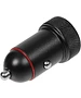Автомобильное зарядное Wiiix UCC-4-2-15 3A USB-A/Type-C черный