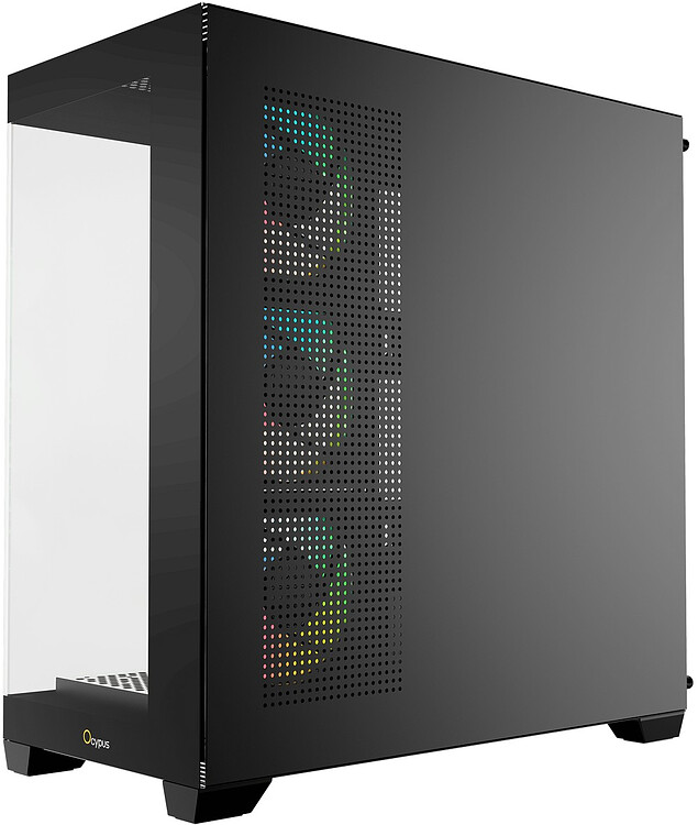 Корпус Ocypus Gamma C72 BK ARGB ATX без БП (Gamma-C72-BKD400XX-GL)