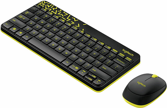 Набор периферии Logitech MK240 черный (920-008198)