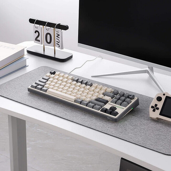 Клавиатура Royal Kludge RK R87 Pro Half Grey/Brown switch