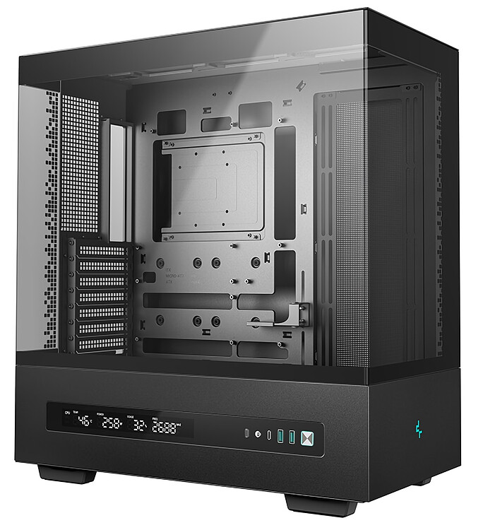 Корпус DeepCool CH690 Digital без БП Black (R-CH690-BKNNA0D-G-1)