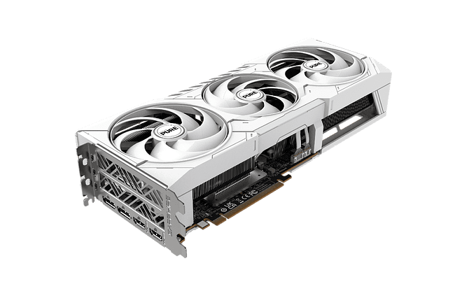 Видеокарта Sapphire RX 9070XT Pure OC 16GB GDDR6 (11348-02-20G)