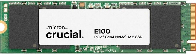 SSD диск Crucia E100 2TB (CT2000E100SSD8)