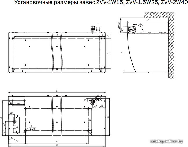 Тепловая завеса Zilon ZVV-1.5W25