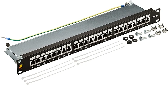 Патч-панель Lanmaster LAN-PPL24S6A