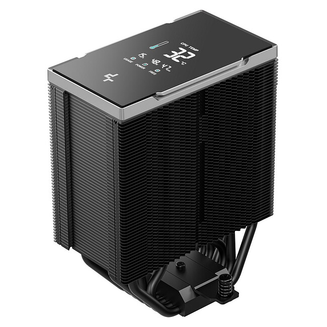 Кулер для процессора DeepCool AK700 Digital NYX черный (R-AK700-BKNNMN-GJD-1) + термопаста DeepCool DS9 3.5г (R-DS9-GY035C-G)