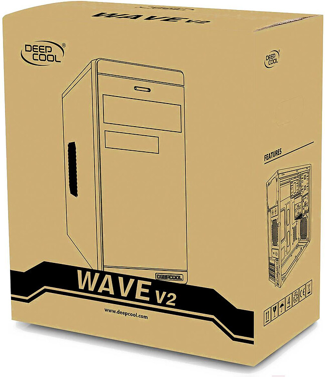 Корпус DeepCool Wave V2 (DP-MATX-DPWAVE2)