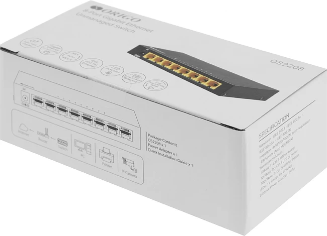 Коммутатор Origo OS2208/A1A