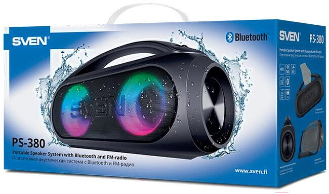 Портативная колонка Sven PS-380 Black