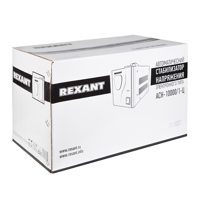 Стабилизатор напряжения Rexant АСН-10000/1-Ц серый (11-5007)