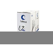 Кабель витая пара Cabeus UTP-4P-CAT.5E-SOLID-BK черный