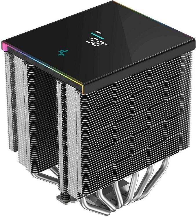 Кулер для процессора DeepCool AK620 Digital SE черный (R-AK620-BKADMN-GJD) + термопаста Deepcool Z3 (DP-TIM-Z3-2)