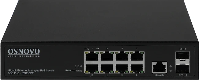 Коммутатор Osnovo SW-80802/L150W