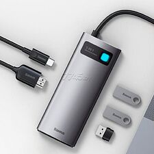 USB-хаб Baseus Metal Gleam Gray (CAHUB-CX0G)