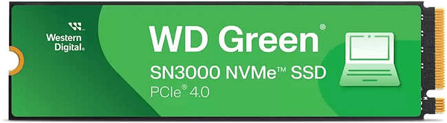 SSD диск WD Green SN3000 1Tb (WDS100T4G0E)