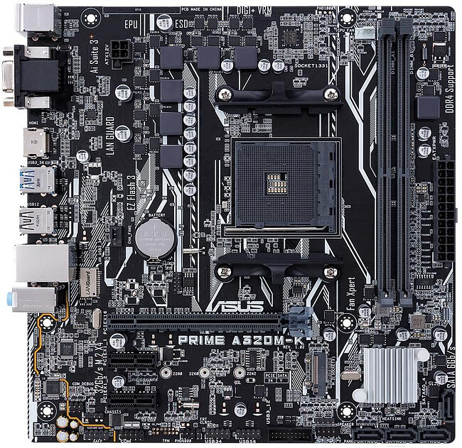 Материнская плата ASUS Prime A320M-K DDR4